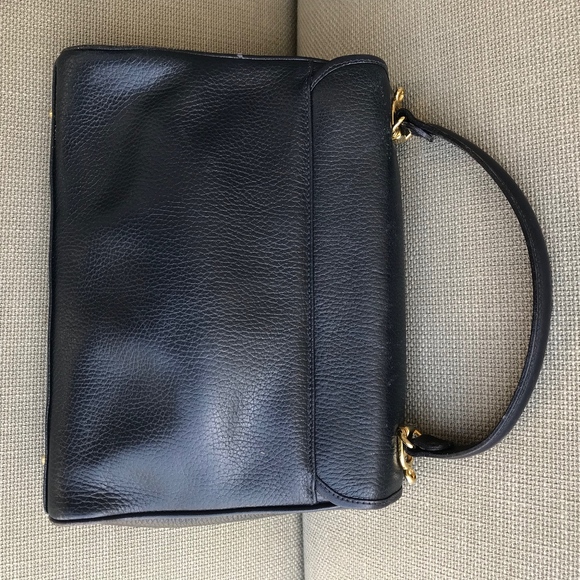 Navy Mark Cross Handbag - Picture 2 of 8